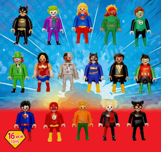 Kinder Egg DC Playmobil Mini Action Figures IDENTIFIED