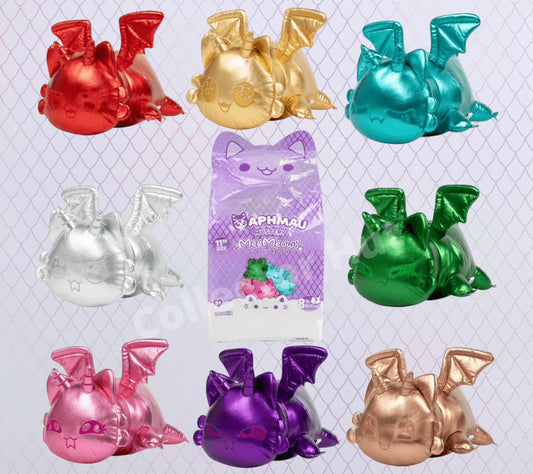 Aphmau MeeMeows Mystery 11" Plush Litter 9 Gemstone Dragons IDENTIFIED
