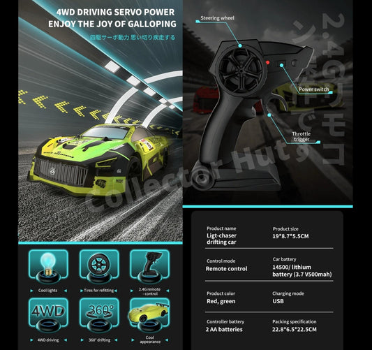 JJRC Q165 RC RACE DRIFT Car 1:20 Scale High Speed Remote Control 4WD 2.4Ghz