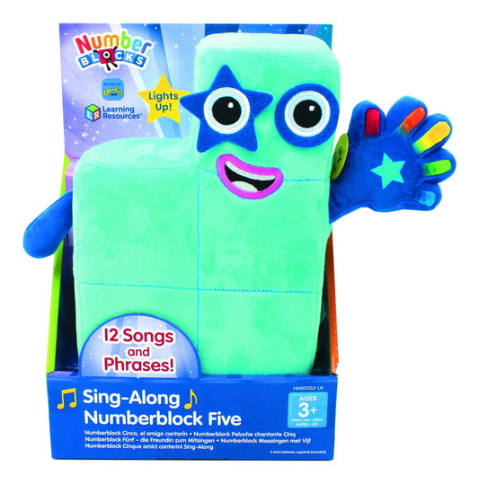 Numberblocks Sing-Along Plush Toys CBeebies AWARD WINNING
