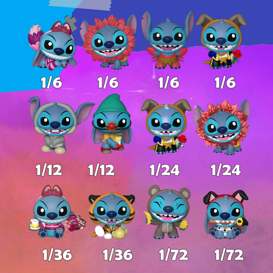 Funko Mystery Minis Disney Stitch in Costume Mini Figurines (You Choose)