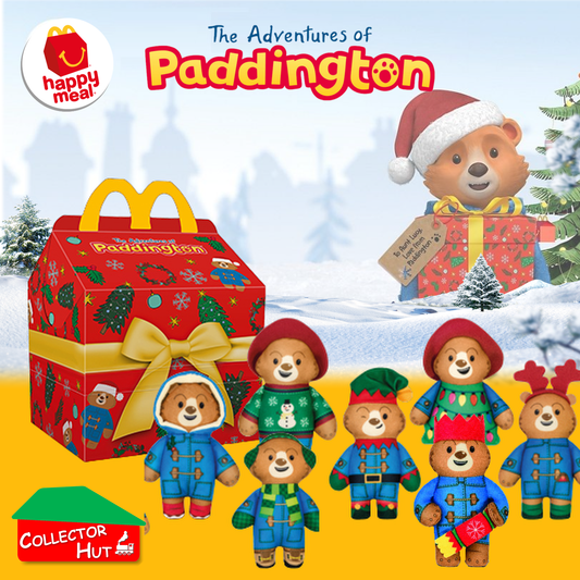 McDonald's Happy Meal The Adventures of Paddington 2023 Christmas Plush Toys