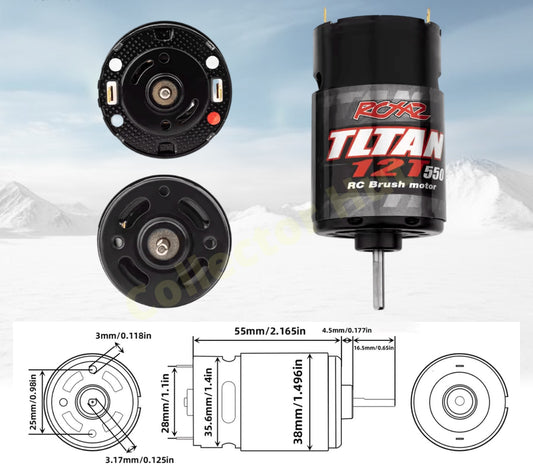 TLTAN 550 RC Motor ESC Module Titan Compatible 2S 3S 60A 320A 6.4V 7.4V 11.1V