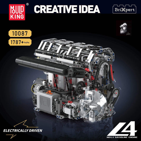 Mould King Technology Motorized Engine Building Block Model Sets