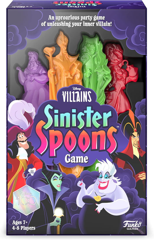 Disney Sinister Spoons Tabletop Party Game Funko Genuine