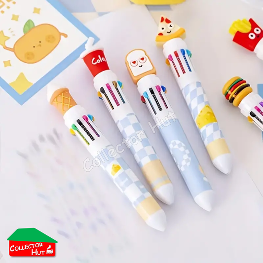 Novelty Ballpoint Pens 10 Colour MULTI-PACKS 4pcs 6pcs for Children