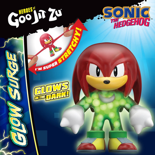Heroes of Goo Jit Zu Sonic the Hedgehog GLOW EMERALD Sensory Toys to Collect!
