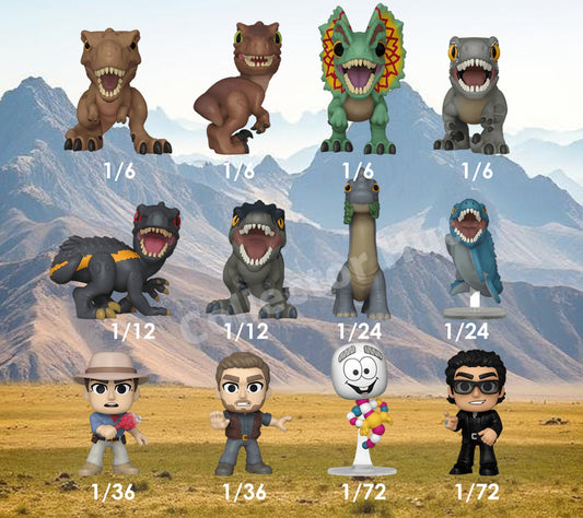 Jurassic World Funko Mini Mystery Figures IDENTIFIED