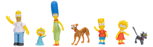 The Simpsons 2.5" Inch Figurine Playset Collection Jakks Pacific 2024