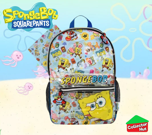 SPONGEBOB SQUAREPANTS Childrens 3D Backpack Kids School Bag Lunch Rucksack