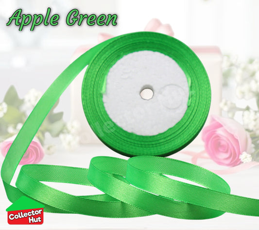 Satin Ribbon Roll Double Sided 23m Various Colours Sizes 10mm 15mm Widths