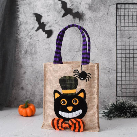 Halloween Novelty Tote Trick or Treat Bags Fabric Sewn Choose a Pattern