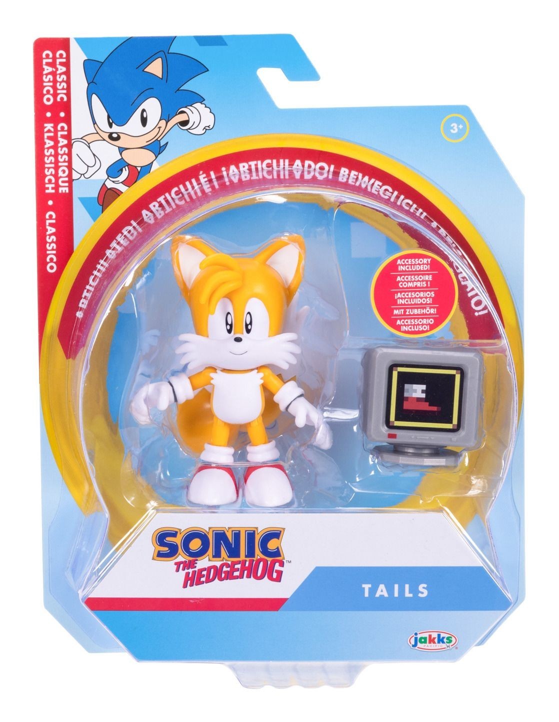 Sonic 4" Posable Action Figures with Accessories JAKKS Sonic the Hedgehog