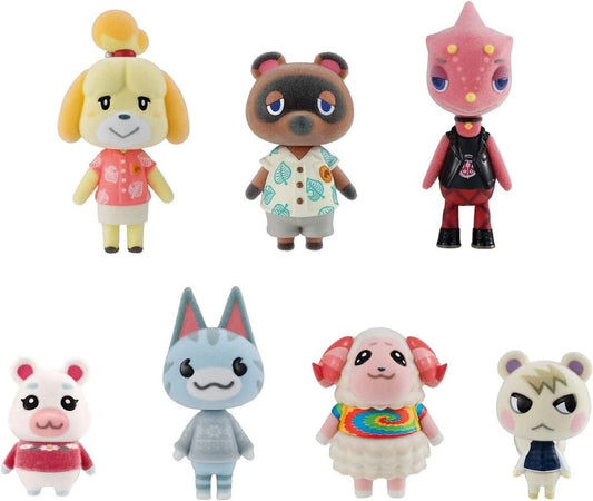 Animal Crossing Friends Doll Mini Flocked Figures New Horizons