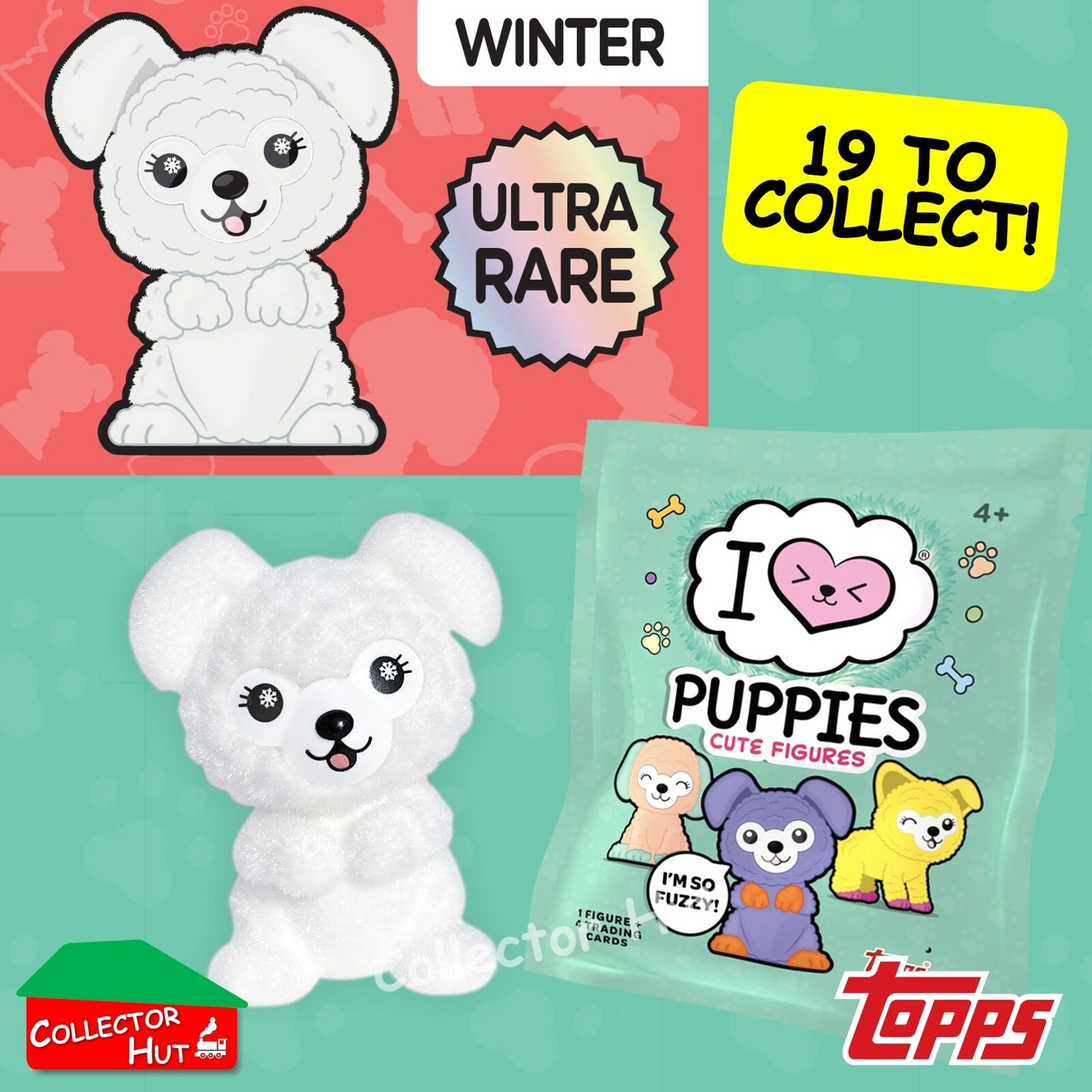 Topps I Love Puppies Cute Blind Bag Mini Figures IDENTIFIED