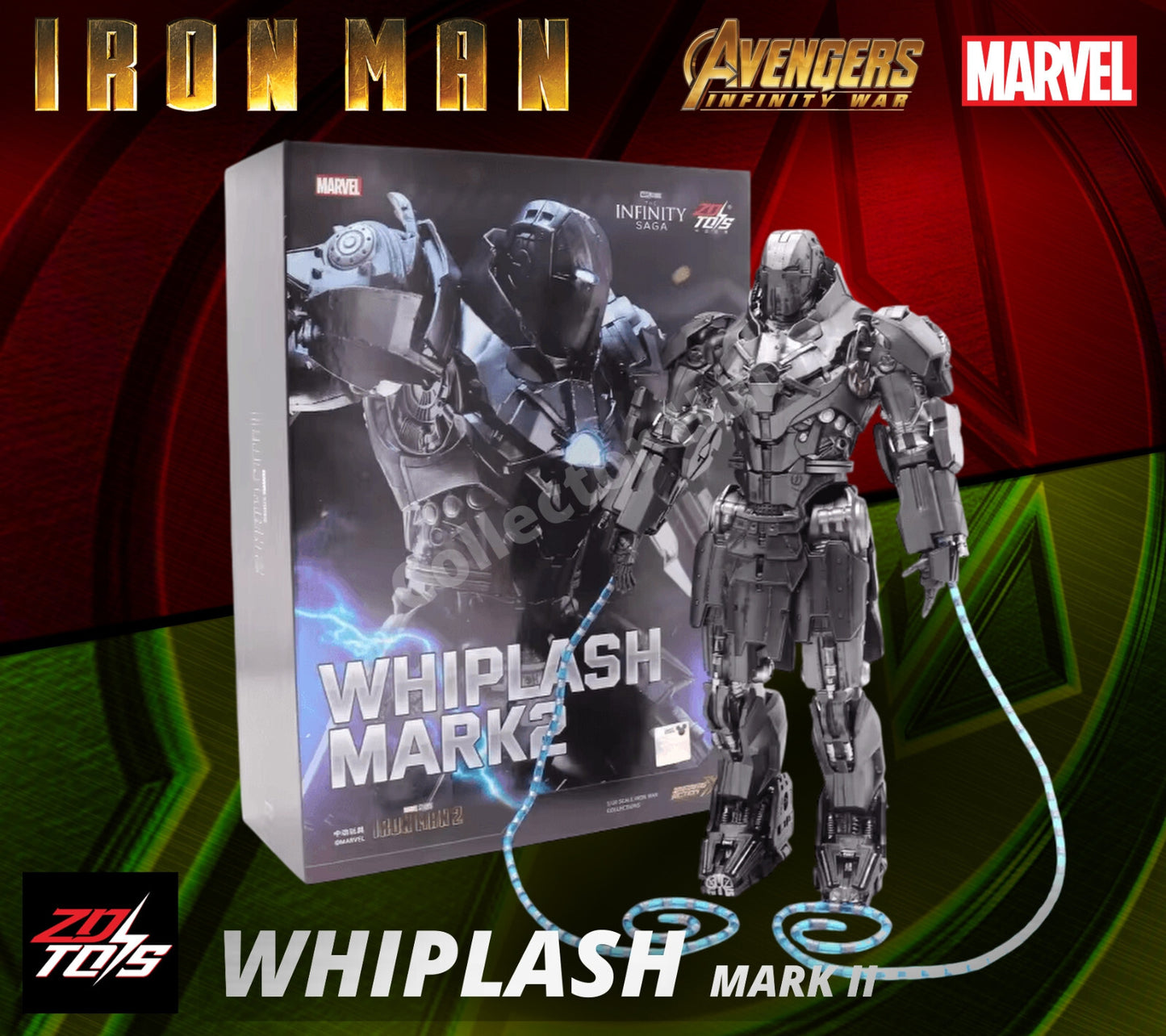 Iron Man Marvel Action Figures 1:10 Scale Avenger Infinity Saga MK 1-85 ZD Toys