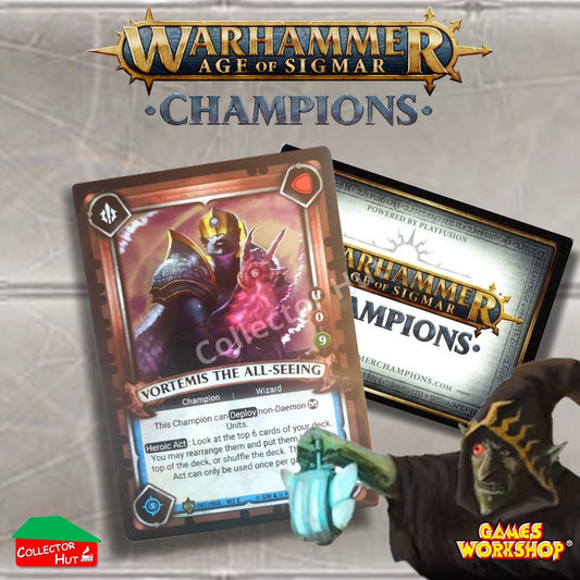 Warhammer Age of Sigmar: Champions EXCLUSIVE Trading Cards COMPLETE 12 Card Set