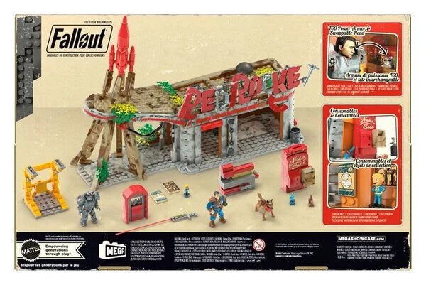 Fallout 4 Red Rocket Truck Stop Mega Bloks Buildable Display Model
