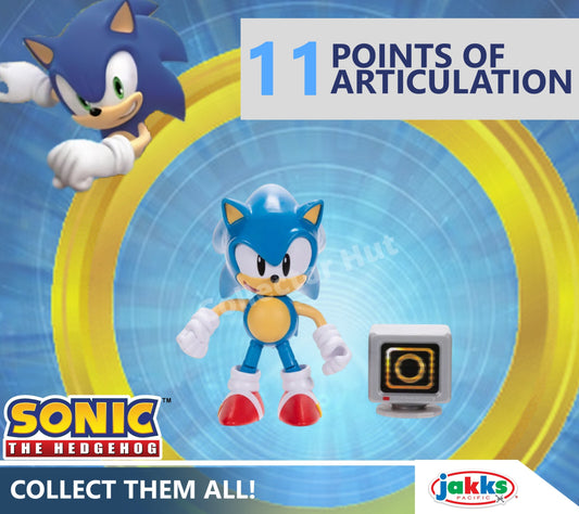 Sonic 4" Posable Figures with Accessories JAKKS Sonic the Hedgehog
