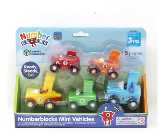 Numberblocks Vehicle Sets Educational Mathematics Toys CBeebies