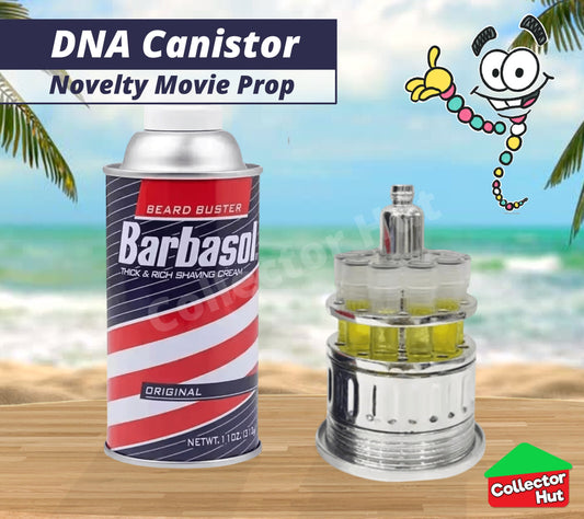 Jurassic Park Movie Prop Barbasol Cryo DNA Embryo Canistor Denis Nedry