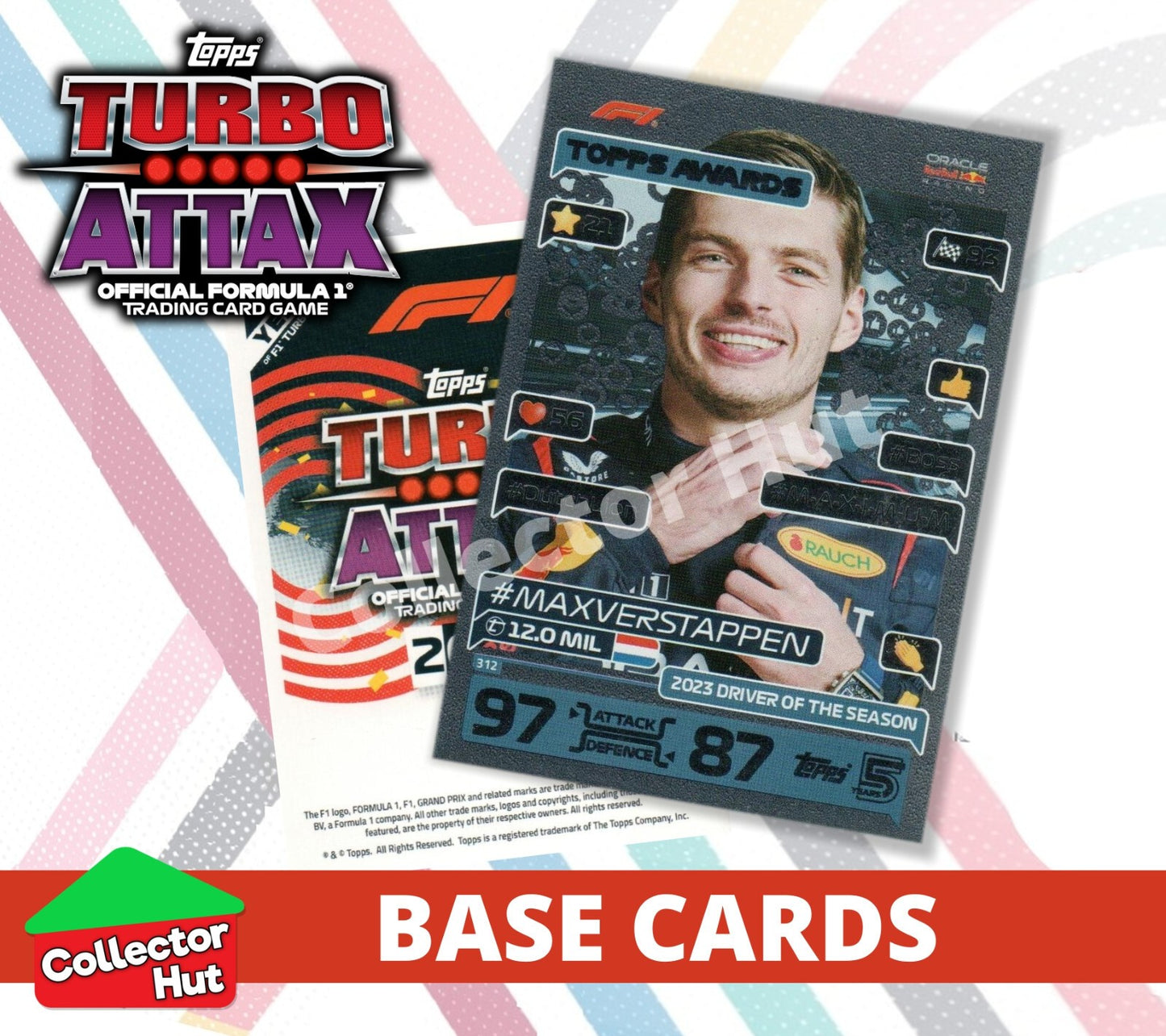 Topps Turbo Attax Formula 1 F1 2024 #167-312 Base Cards YOU CHOOSE