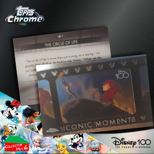 Disney 100 Topps Chrome 2023 RARE CARDS Off the Page Iconic Moments Stitch