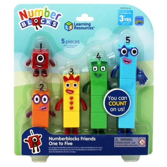Numberblocks Friends Mathlink Cubes Figure 1-30 Educational Toys CBeebies