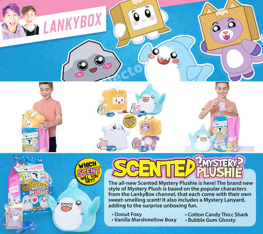 Lankybox 11" Scented Mystery Plush Series 1 IDENTIFIED Choose Your Character