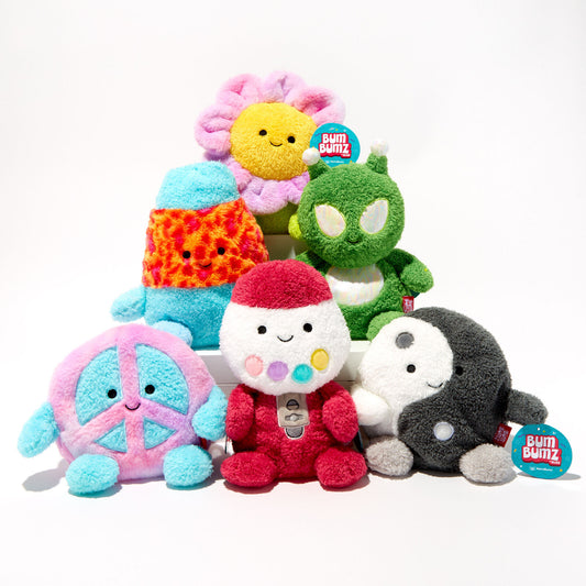Bumbumz 7.5" Plush Retro Bumz Choose Your Super Soft Character