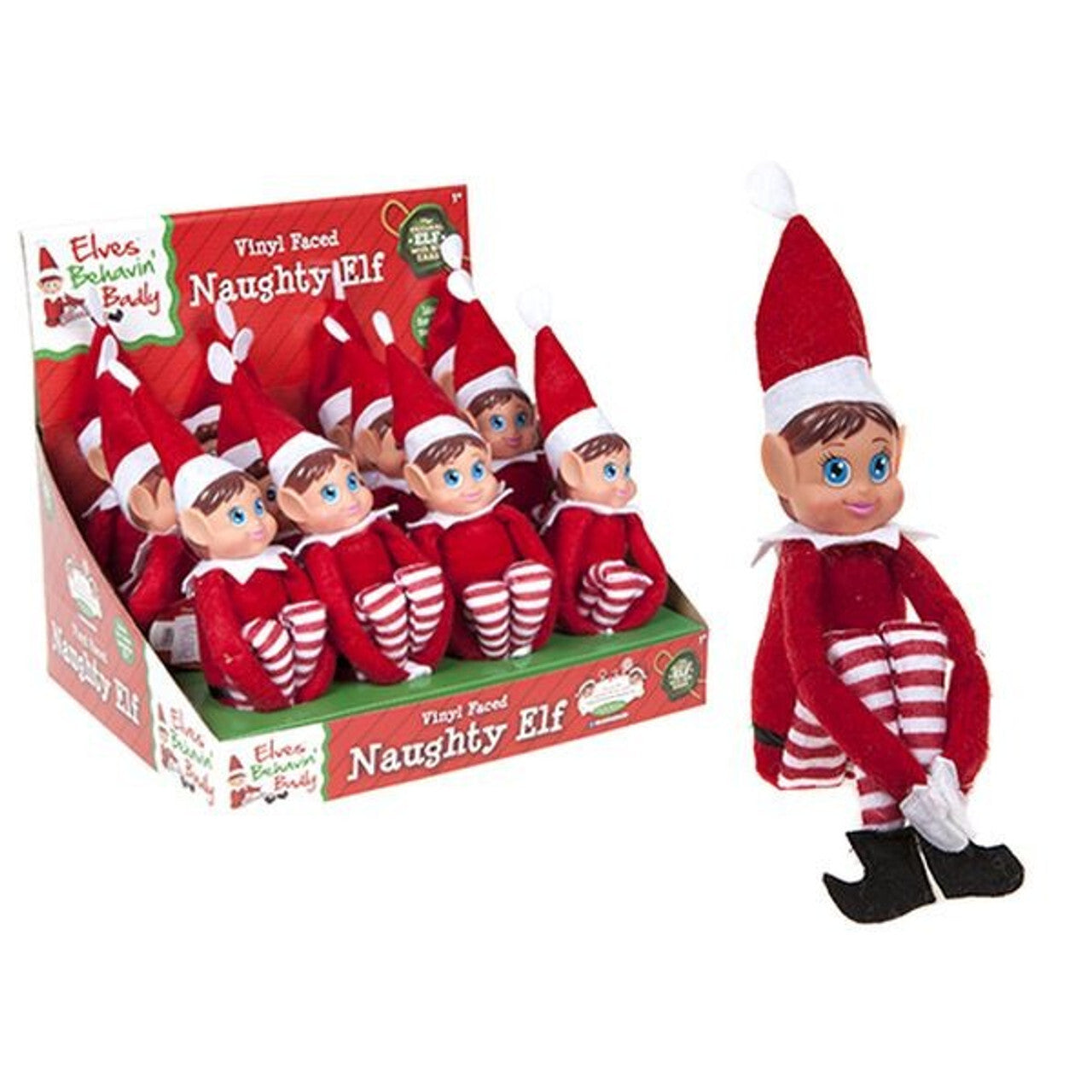 Elves Behavin' Badly Naughty Elves Christmas Decoration 12" Toy