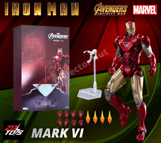 Iron Man Marvel Action Figures 1:10 Scale Avenger Infinity Saga MK 1-85 ZD Toys