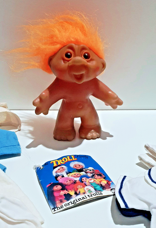 Good-Luck Troll Original Thomas Dam Vintage 1977