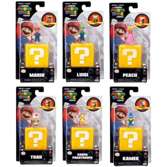 The Super Mario Bros Movie 3cm Mini Figures with Mystery Box