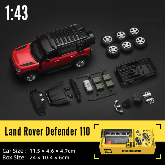 Land Rover Defender 110 1:43 Scale Official Customisable Model Kit CCA