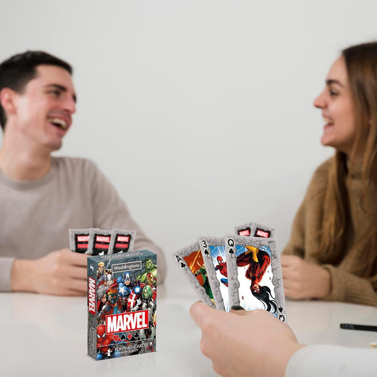 Waddingtons Novelty Playing Cards DC Marvel
