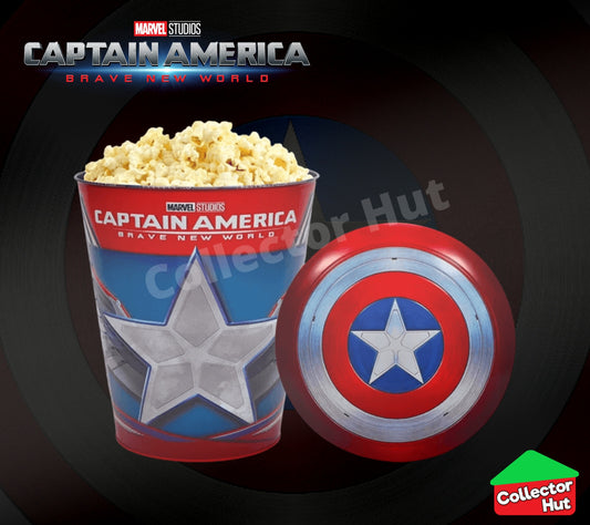 Captain America Brave New World Movie Marvel Merchandise Cinema Popcorn Bucket