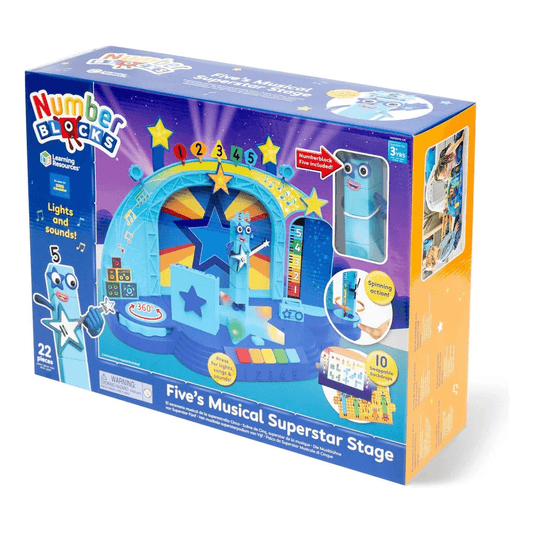 Numberblocks Five's Musical Super Stage Cbeebies