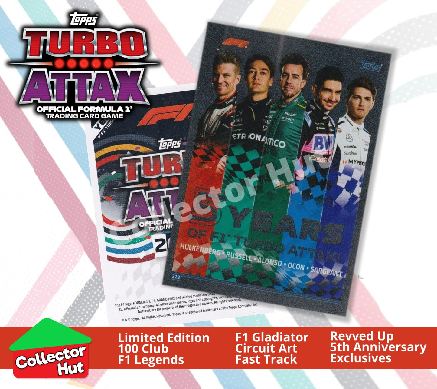 Topps Turbo Attax Formula 1 F1 2024 #313-344 RARE Limited Cards YOU CHOOSE