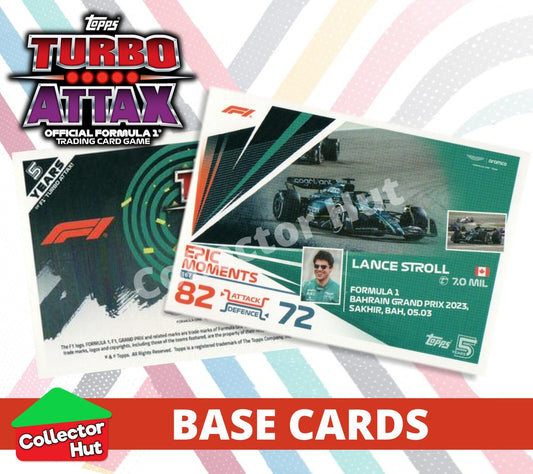 Topps Turbo Attax Formula 1 F1 2024 #167-312 Base Cards YOU CHOOSE