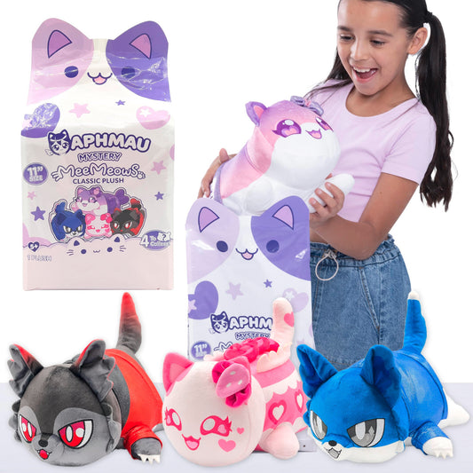Aphmau MeeMeows Mystery 28cm 11" Plush Aphmau & Friends IDENTIFIED You Choose