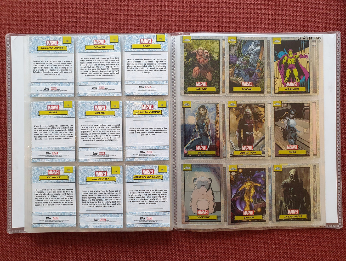 Marvel Topps Chrome 2024 Base Card Collection COMPLETE 150 SET