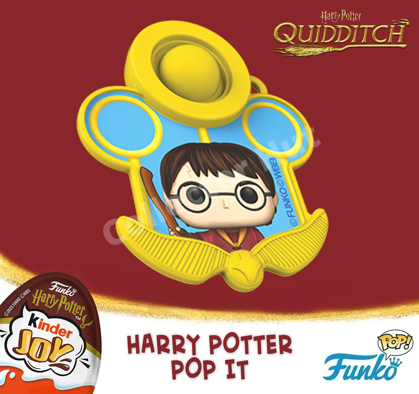 Harry Potter Quidditch Kinder Joy Collectible Funko Figures Toys 2024