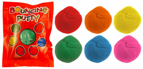 Extreme Bouncing Putty Henbrandt 6 Colour Pack Party Favour Slime Sensory Toy