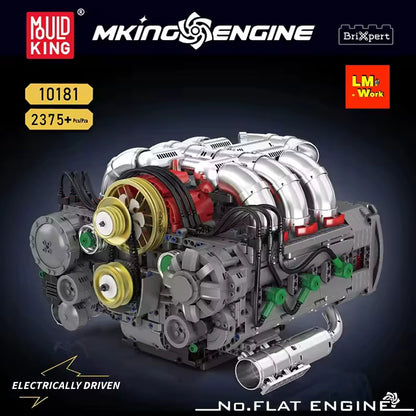 Mould King Technology Motorized Engine Building Block Model Sets