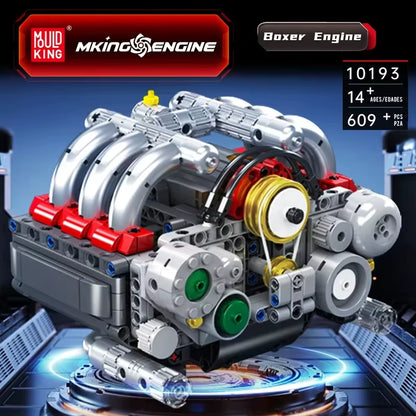Mould King Technology Motorized Engine Building Block Model Sets