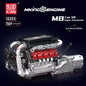 Mould King Technology Motorized Engine Building Block Model Sets