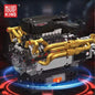 Mould King Technology Motorized Engine Building Block Model Sets