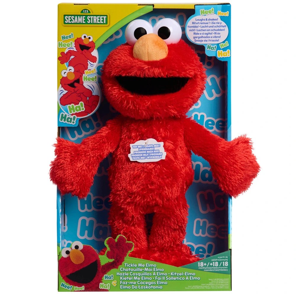 Tickle Me Elmo Sesame Street Interactive Toy that Giggles