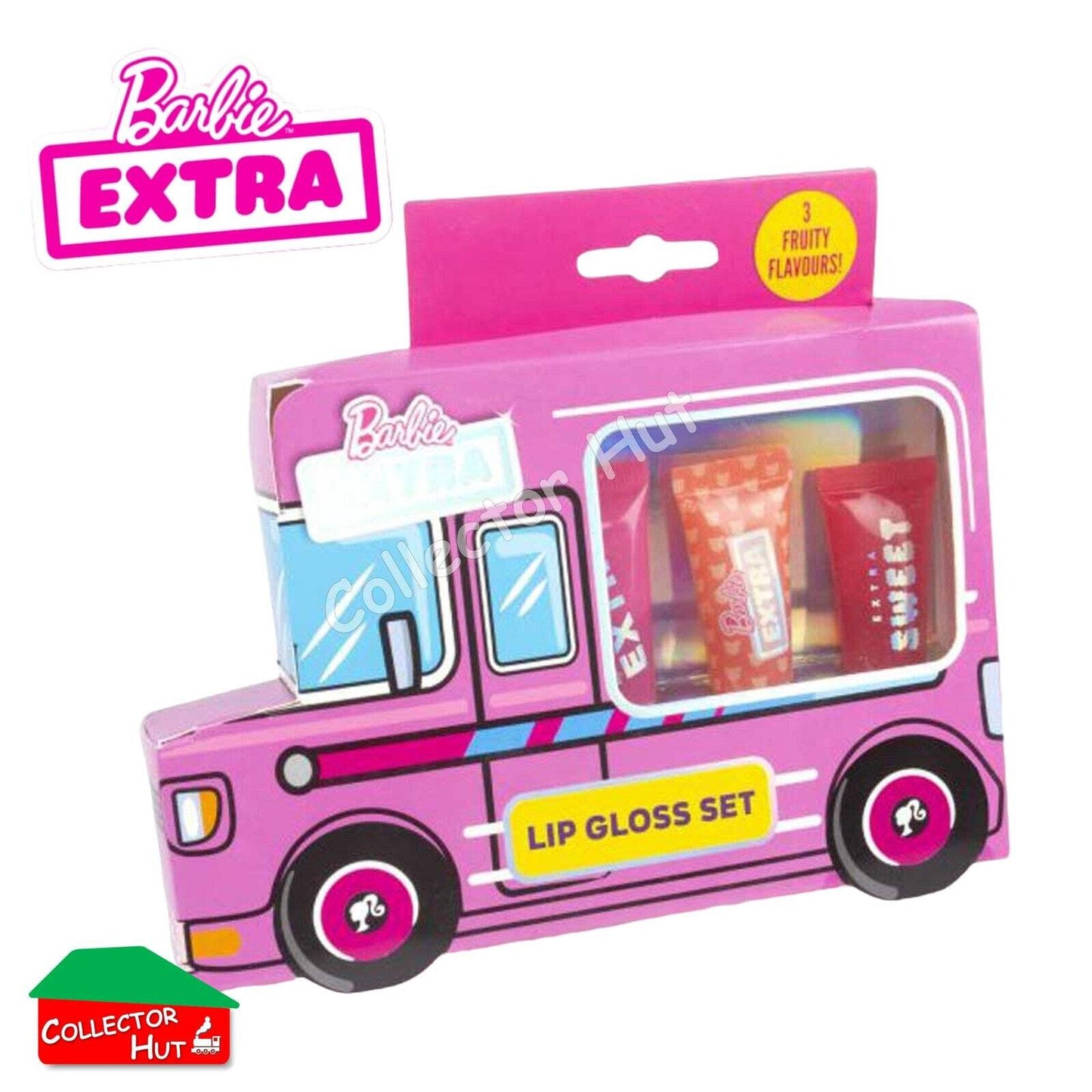 Barbie Extra Children's Fun Flavoured Lip Balm Set - 3 Pack